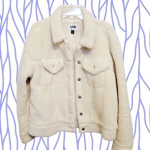 NEW Women's Vylette Cream Sherpa Jacket XL - NWOT - LOWEST PRICE